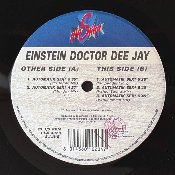 Einstein Doctor DJ : Automatik Sex (Remix) (12")