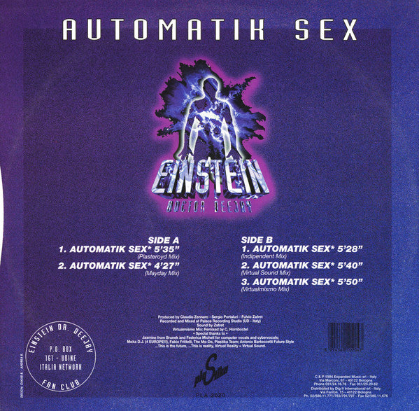 Einstein Doctor DJ : Automatik Sex (Remix) (12")