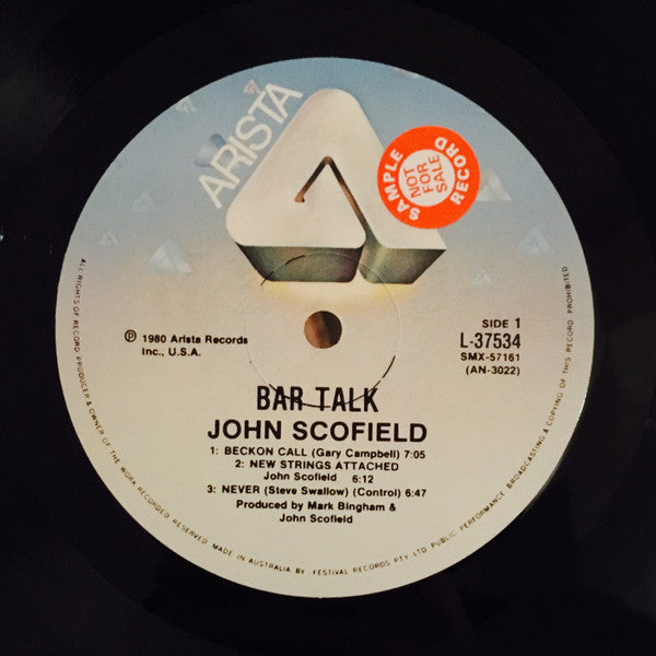 John Scofield : Bar Talk (LP, Album)