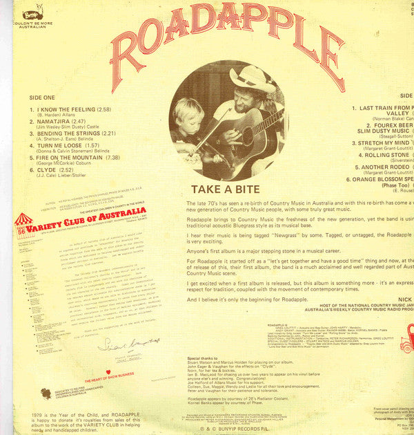 Roadapple (2) : Take A Bite (LP, Album)