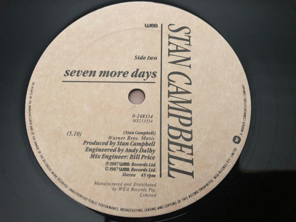 Stan Campbell : Years Go By (12")