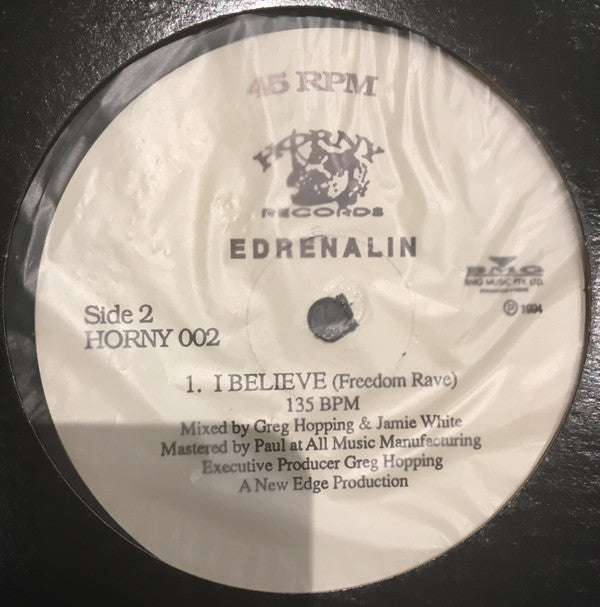 Edrenalin : I Believe (12&quot;)