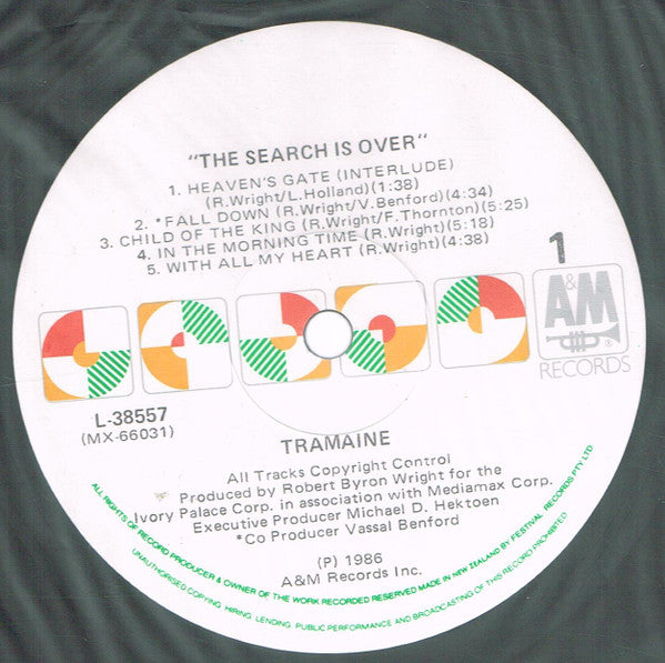 Tramaine : The Search Is Over (LP, Album)