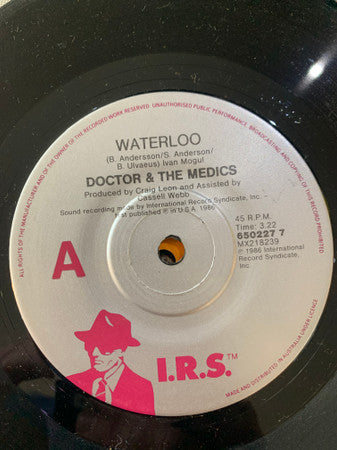 Doctor &amp; The Medics With Roy Wood : Waterloo (7&quot;, Single)