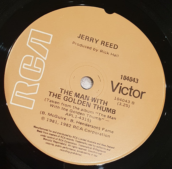 Jerry Reed : She Got The Goldmine (I Got The Shaft) (7", Single)