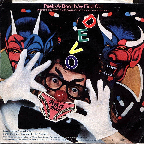 Devo : Peek-A-Boo! (7", Single)