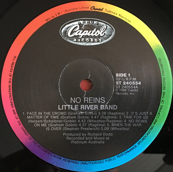 Little River Band : No Reins (LP, Album)