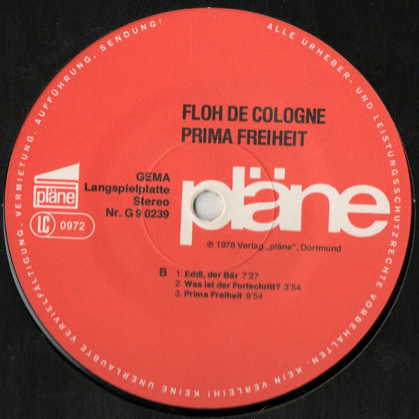 Floh De Cologne : Prima Freiheit (LP, Album)