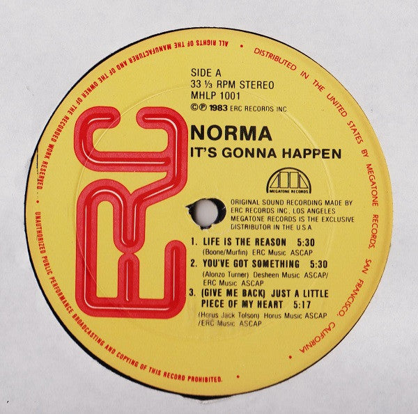 Norma* : It's Gonna Happen (LP, Album)