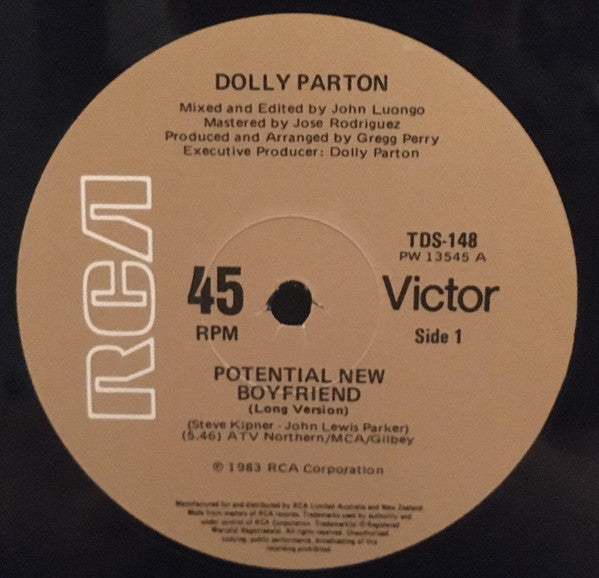 Dolly Parton : Potential New Boyfriend (12&quot;)