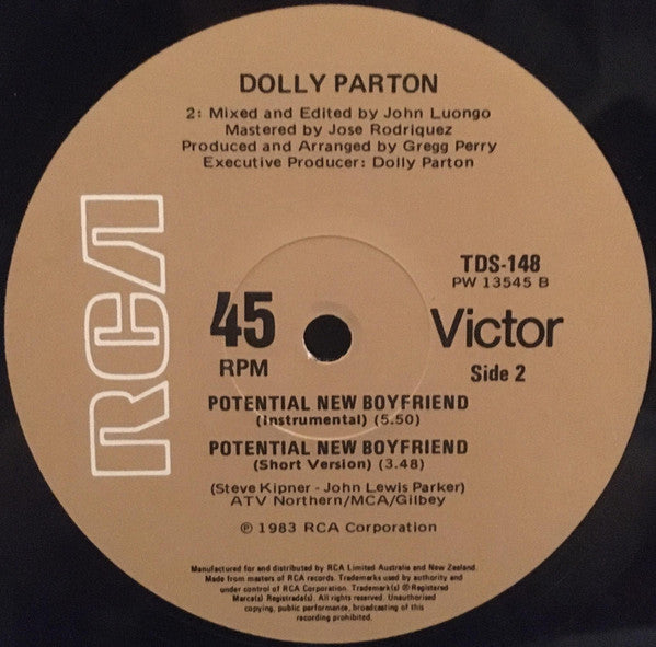 Dolly Parton : Potential New Boyfriend (12")