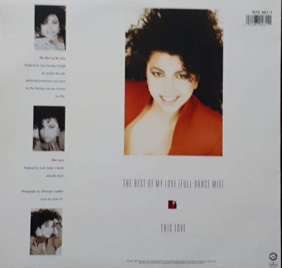 Dee Lewis : The Best Of My Love (12")