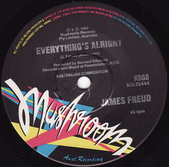 James Freud : Hurricane (7", Single, Ltd)