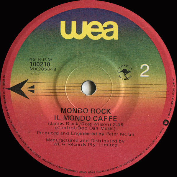 Mondo Rock : No Time (7", Single)