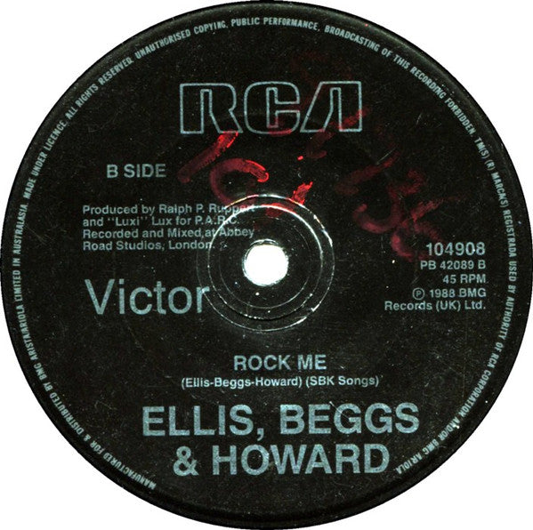 Ellis, Beggs &amp; Howard : Big Bubbles, No Troubles (7&quot;, Single)