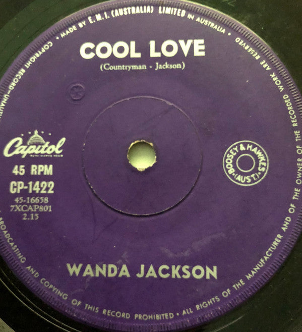 Wanda Jackson : Let's Have A Party (7")