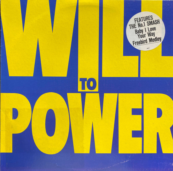 Will To Power : Will To Power (LP, Album)