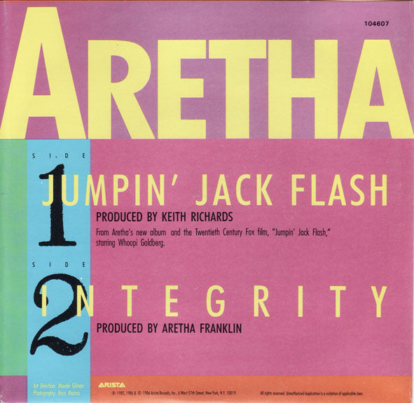 Aretha Franklin : Jumpin' Jack Flash (7")