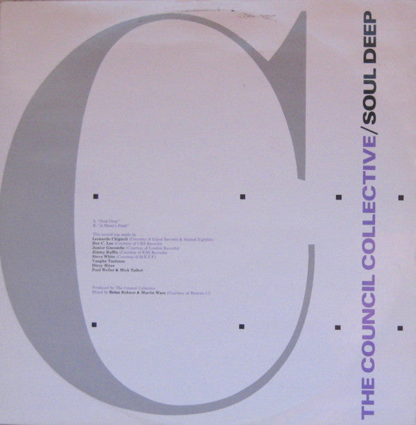 The Council Collective : Soul Deep (12&quot;, Single)