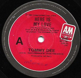 Tommy Dee, Jesse Frederick / Nino Tempo : Here Is My Love / I Know Where You're Goin' (7", Single)