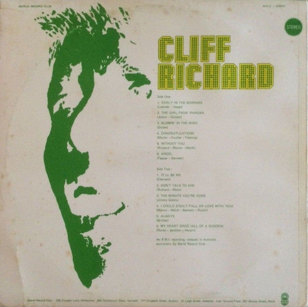 Cliff Richard : Cliff Richard (LP, Comp, Club, Gre)