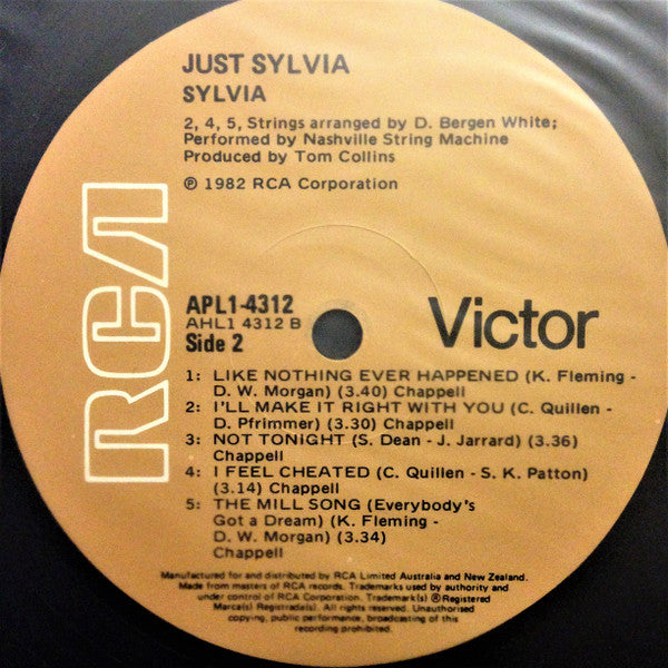 Sylvia (7) : Just Sylvia (LP, Album)