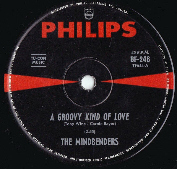 The Mindbenders : A Groovy Kind Of Love (7&quot;, Single, Mono)