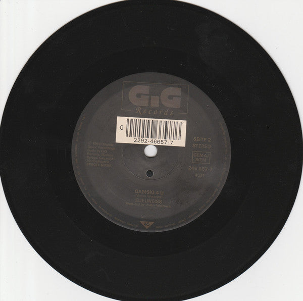 Edelweiss : I Can't Get No...Edelweiss (7", Single, Sol)