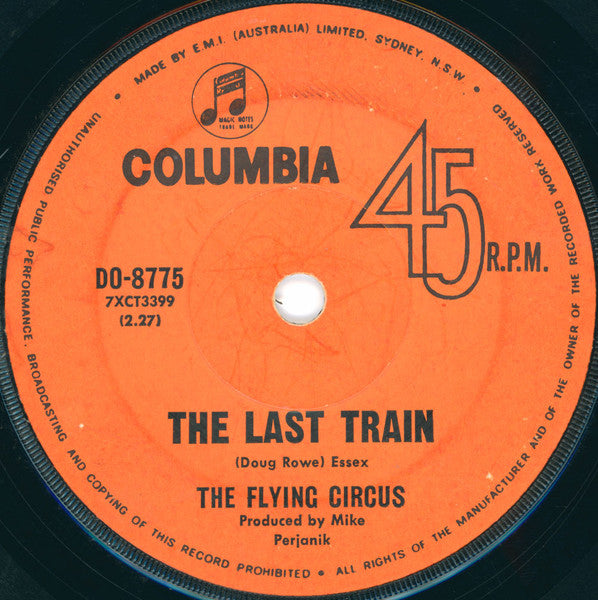 The Flying Circus : La La  (7", Single, RP, Ora)