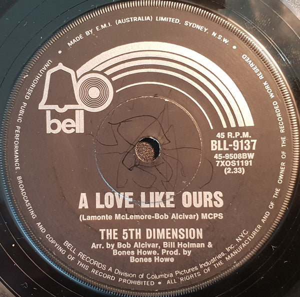 The Fifth Dimension : Puppet Man / A Love Like Ours (7&quot;, Single)