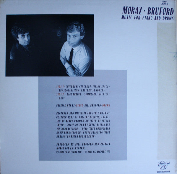 Patrick Moraz - Bill Bruford : Music For Piano And Drums (LP, Album)