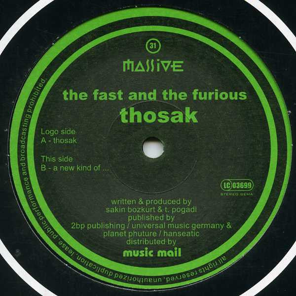 The Fast And The Furious : Thosak (12")