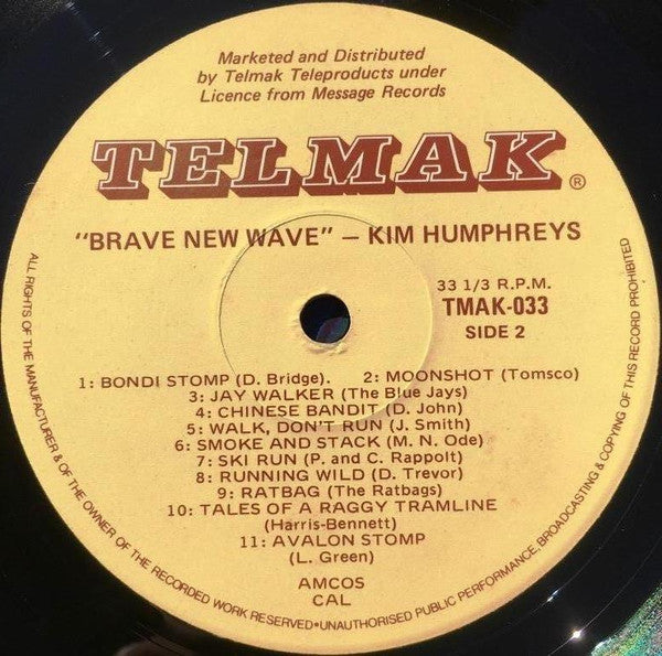 Kim Humphreys (2) : Brave New Wave (LP, Album)