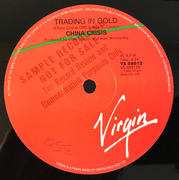 China Crisis : Arizona Sky (Full Length Version) (12")