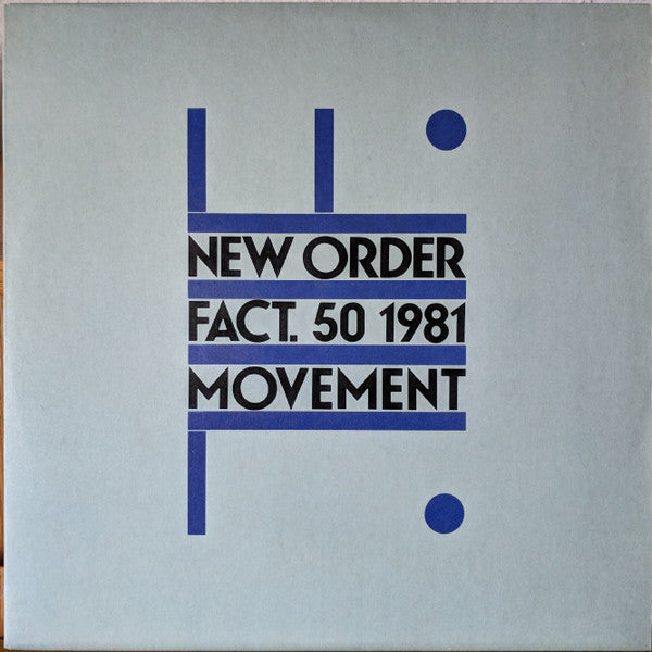 New Order : Movement (LP, Album, RE)