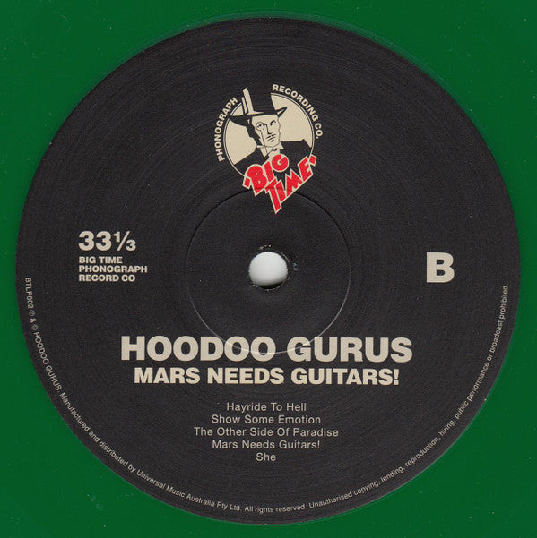 Hoodoo Gurus : Mars Needs Guitars! (LP, Album, RE, RM, Gre)