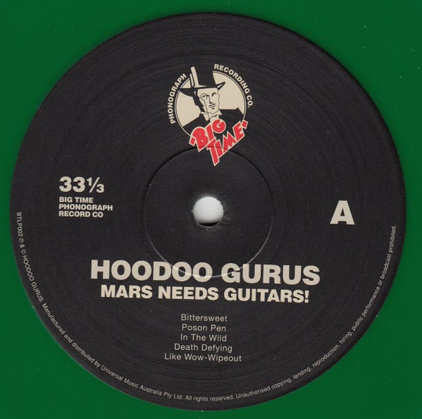 Hoodoo Gurus : Mars Needs Guitars! (LP, Album, RE, RM, Gre)