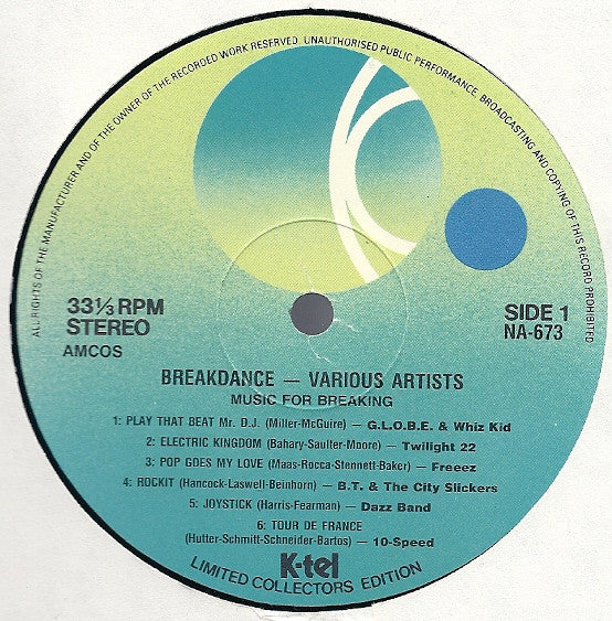 Various / Alex & The City Crew* : Breakdance (LP, Album)