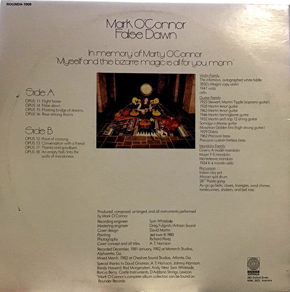 Mark O'Connor : False Dawn (LP, Album)