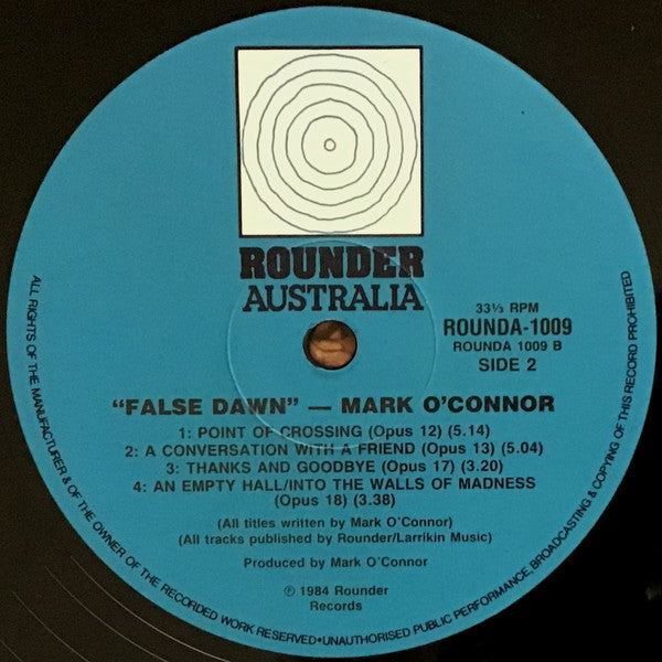 Mark O'Connor : False Dawn (LP, Album)