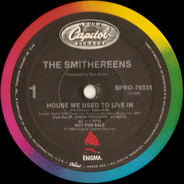 The Smithereens : House We Used To Live In (12", Promo)