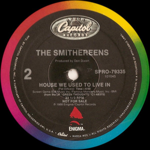 The Smithereens : House We Used To Live In (12", Promo)