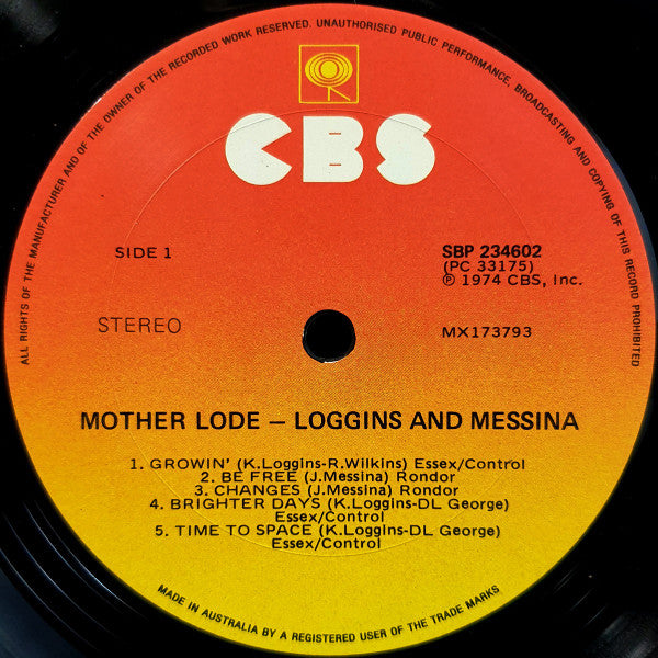 Loggins And Messina : Mother Lode (LP, Album)