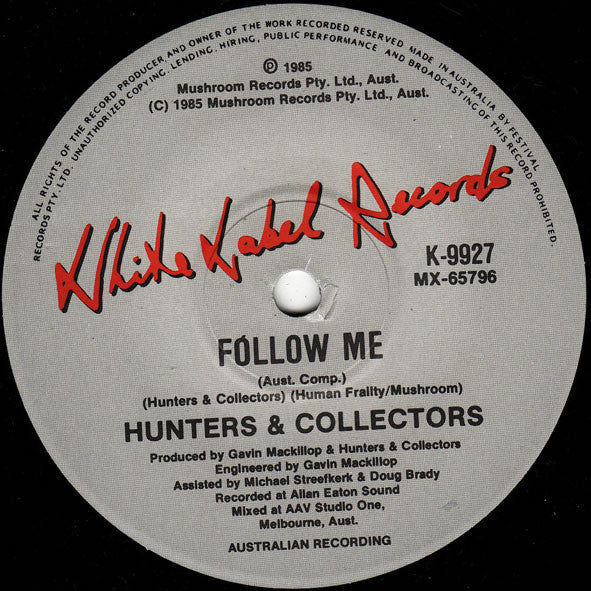 Hunters & Collectors : Say Goodbye (7", Single)