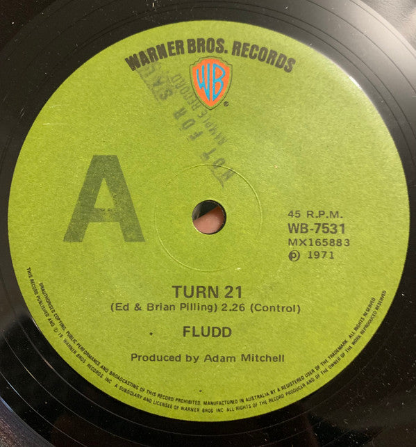 Fludd : Turn 21 (7", Single)