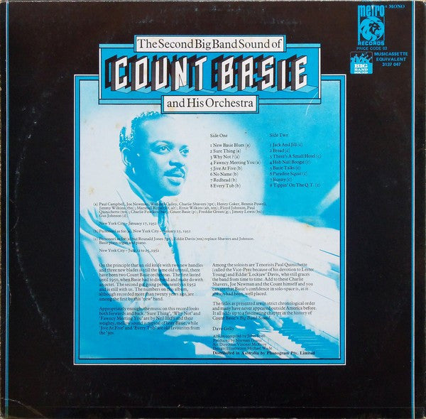 Count Basie Orchestra : The Second Big Band Sound Of Count Basie And His Orchestra (LP, Album, Comp)