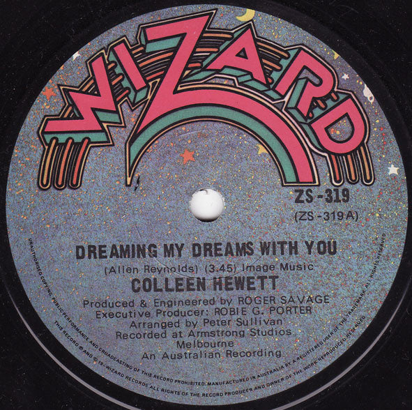 Colleen Hewett : Dreaming My Dreams With You (7&quot;, Single)