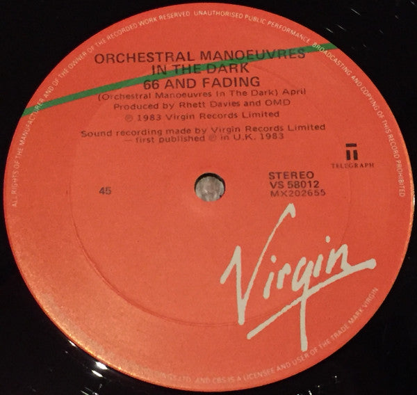 Orchestral Manoeuvres In The Dark : Telegraph (12")