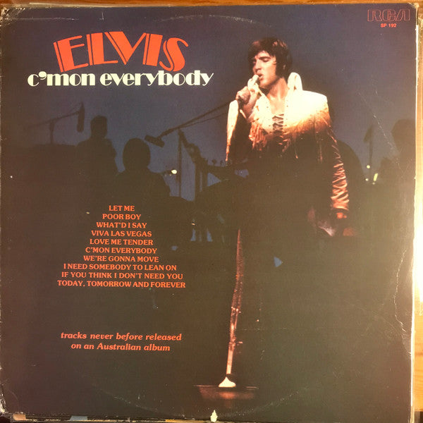 Elvis Presley : C&#39;mon Everybody (LP, Comp)