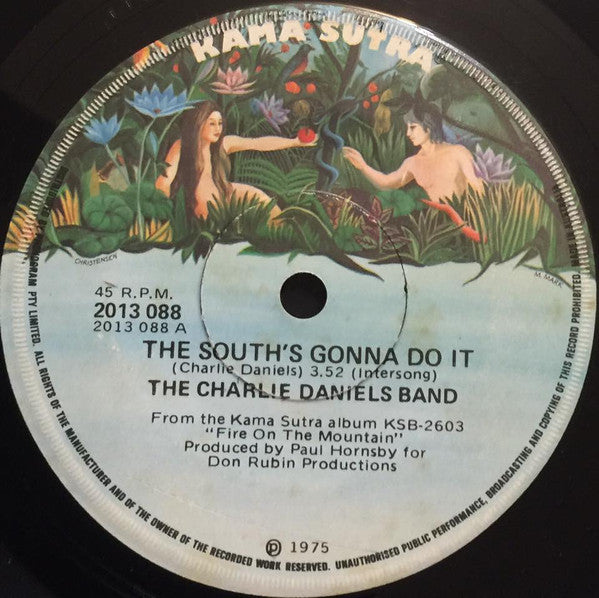 The Charlie Daniels Band : The South&#39;s Gonna Do It (7&quot;, Single)